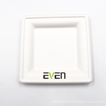 Compostable Hot Sale Sugarcane Bagasse Dinner Plate For Take Out Food